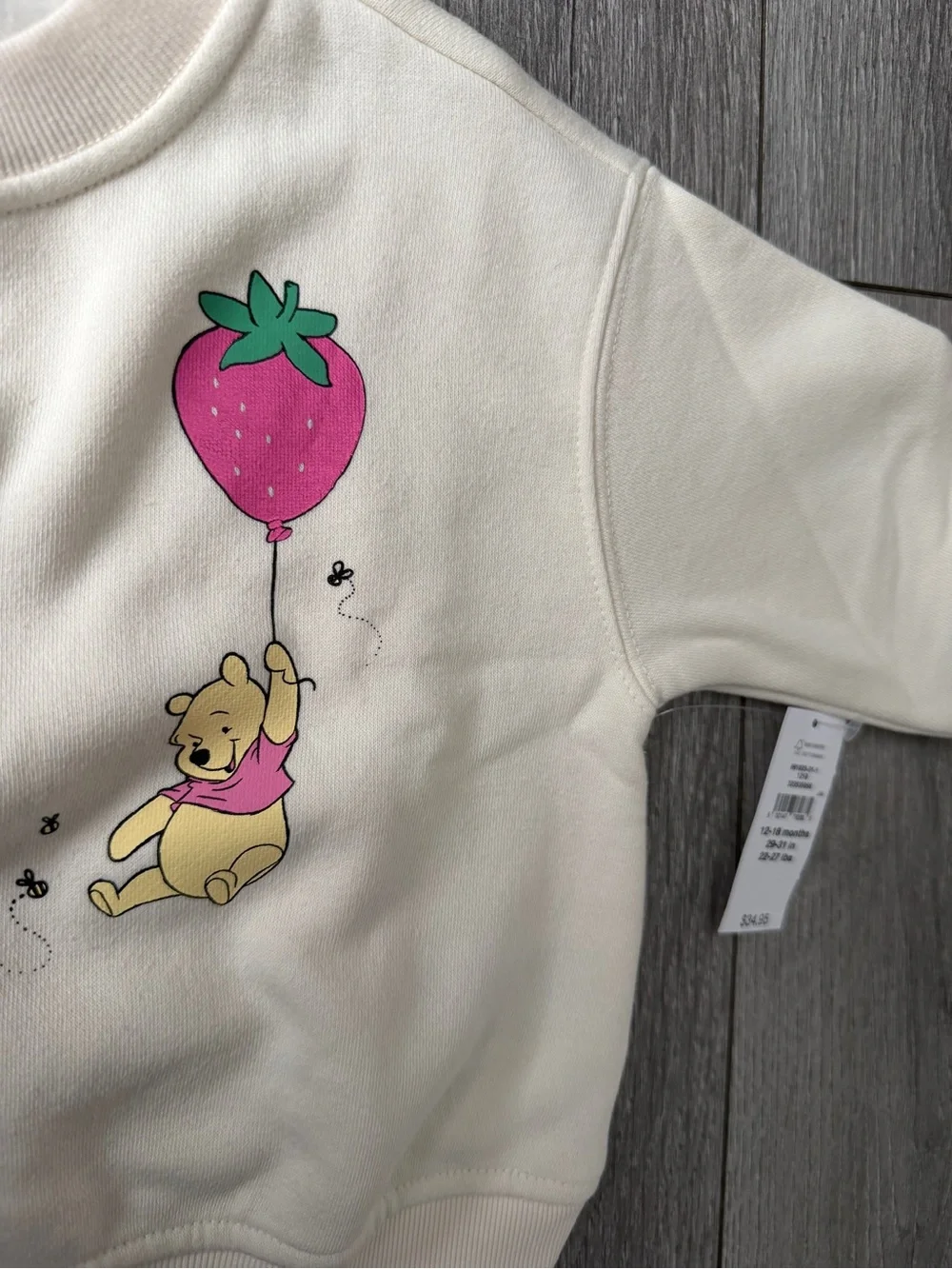 Gap x Disney Baby Vintage Sweatshirt Winnie the Pooh NWT